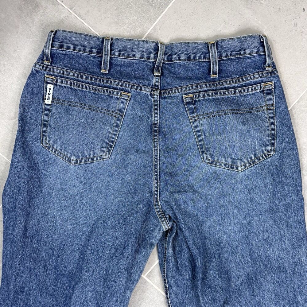 Cinch Miller Jeans Men's 36x30 Relaxed Medium Wash Western MB92834003